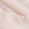 Rose Golden Table Runner Modern Decorative Pure Color Chiffon Dining Tabletop Linens with 2 White Ties for Wedding