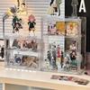 Bar storage box, transparent standing sign, anime millet storage rack, doll figurine, blind box display rack