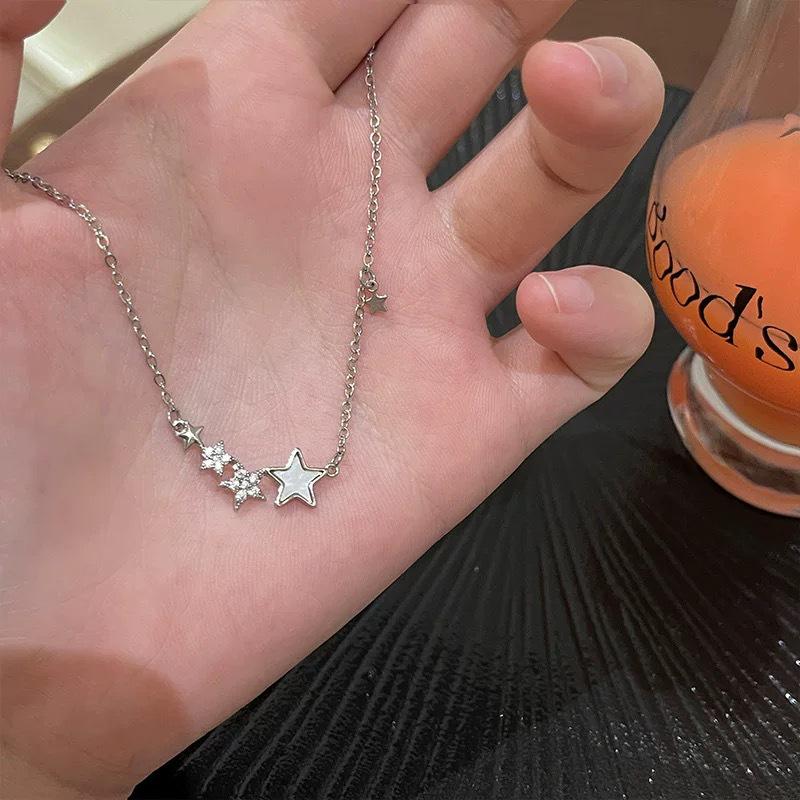 Романтическое колье «Звездная река» - Женский роскошный минималистичный чокер с нишевым дизайном для ключиц