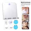 Portable Shower Shaving Makeup Mirror, with Suction Cup Wall Hanging, Travel Bathroom Anti Fog