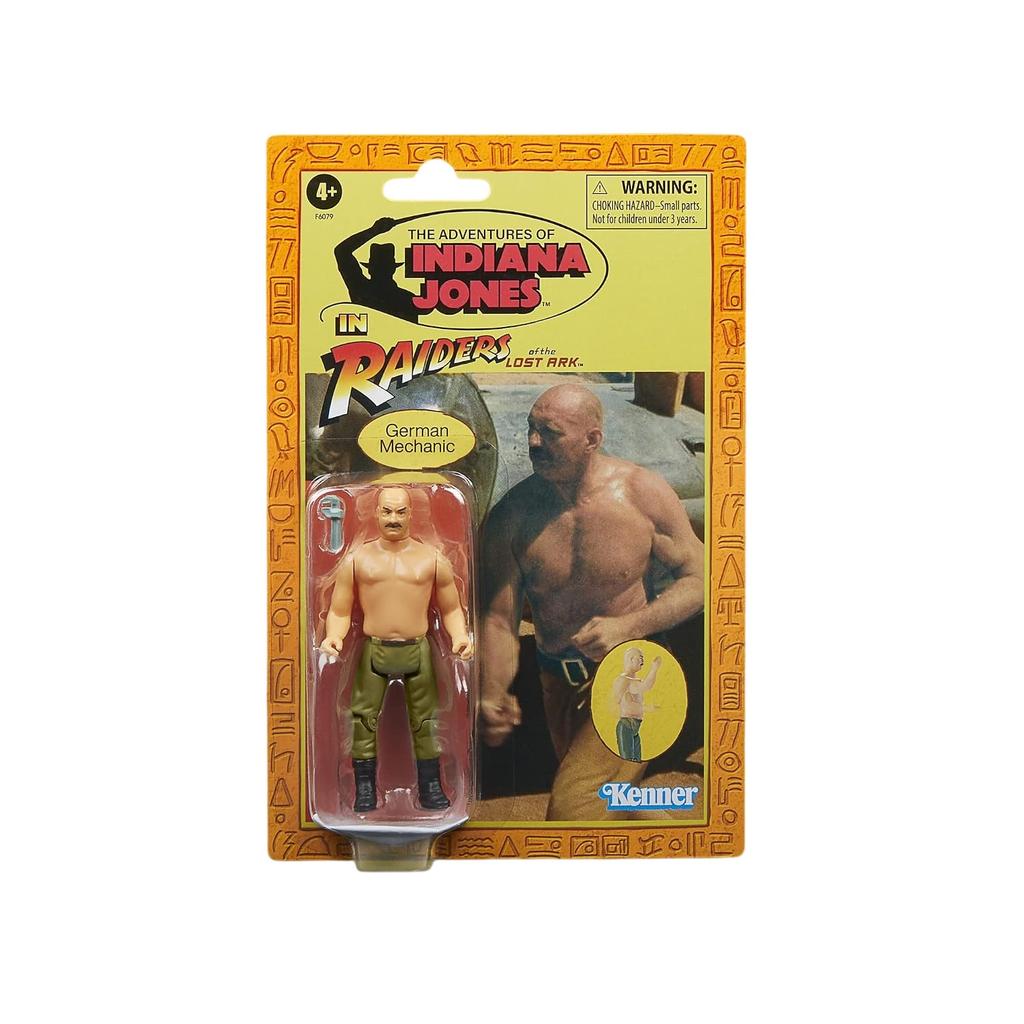 Indiana Jones And The Raiders Of The Lost Ark German Mechanic Action Figure