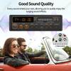 Retro MP3 Car Radio Player 1 DIN Stereo EQ FM AM RDS DAB Receiver QC3.0 Bluetooth USB AUX Input For VW Porsche Mercedes Benz BMW