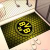 Borussia Dortmund Print Rug, Washable Floor Carpet, For Entryway Dorm Laundry Room Office Study, Home Decor Birthday Christmas Gift