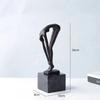Artigianato in Metallo Figura di Movimento Creativa Sportivo di Immersione Scultura Astratta Nuotatore Statuetta Metallica Decorazione per la Casa