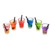 100PCS Miniature Toy Drinks Ice Tea Straw Micro Landscape Ornaments  Toys Accessories Doll House Kitchen Decor Kids Gifts