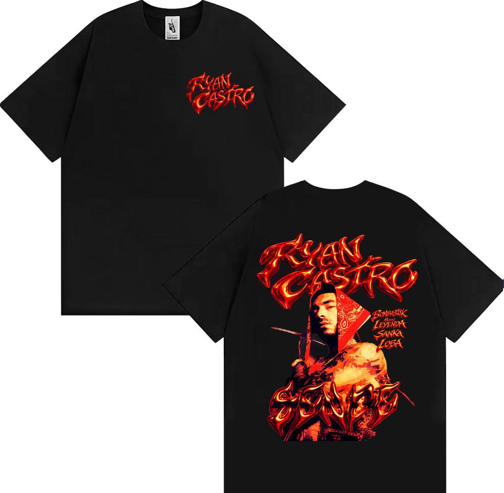 

Rapper Ryan Castro Sende Album Tour 2026 Cover TShirt Men Women Fan Gifts Fashion Hip Hop T-shirts Comfort Casual Cotton T Sh... S разноцветный