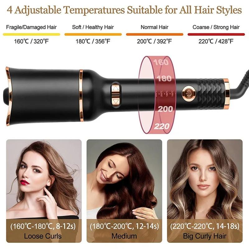 Automatic Hair Curler Auto Hair Curling Iron Ceramic Rotating Air Curler Air Spin Wand Styler Curl Machine Magic Hair Curler