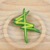 1Pcs Sci-Fi Anime Lapel Pin Creative Green Punk Edgerunners Logo Badge Peripheral Fans Gift Cosplay Collect Souvenirs