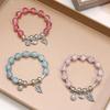 Glass Beads Floral Bracelet Jewelry Accessories for Girl Women