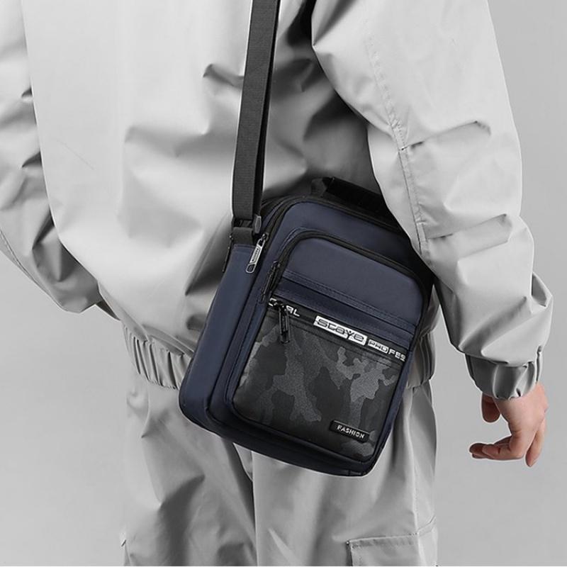 Мужская нагрудная сумка через плечо — фото 12