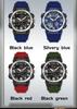 SANDA SD3399 Luxury Fashion Korean Edition Men's Sports Multi functional Waterproof LED Student Electronic Watch
