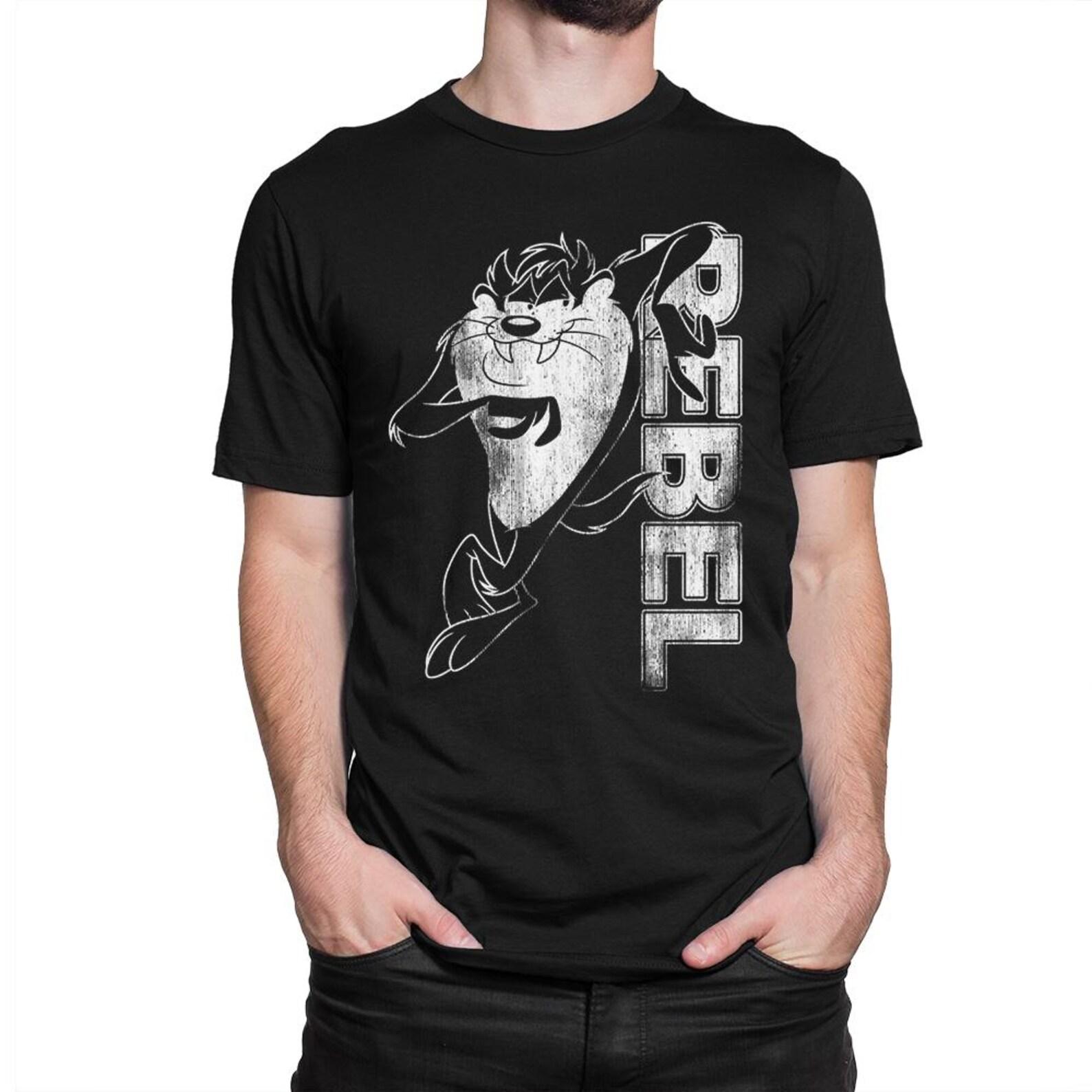 Tasmanian Devil Rebel Taz T-Shirt, Men s and Women s Sizes S