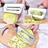 Dual Blade Julienne Cutter, Stainless Steel Dual Blade Julienne Cutter, Stainless Steel Shredder Knife, Cabbage Shredder Slicer Black