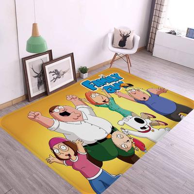 Tappetino da Cucina Cartoon G-Guy Cool F-Family Decorazione Stanza Bambini Camera da Letto Balcone Antiscivolo Zerbino Soggiorno Alfombra