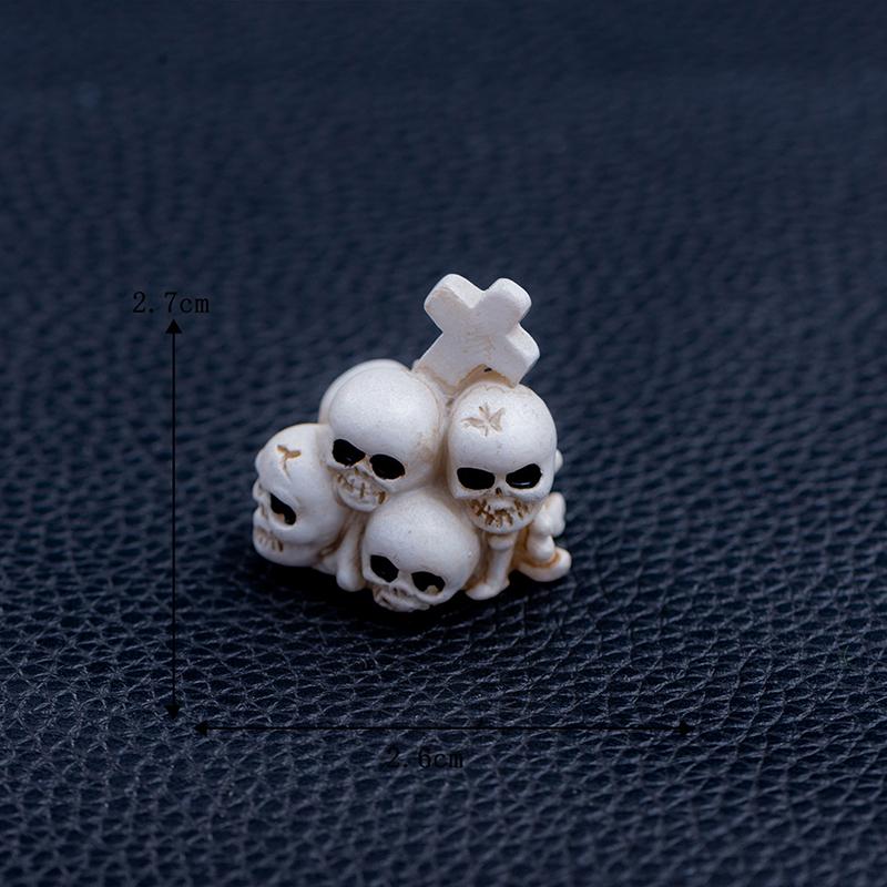 Halloween Ornament Micro Landscape Decoration Accessories Wizard Ghost Pumpkin Rabbit Bat Tree Magic House Resin Ornaments