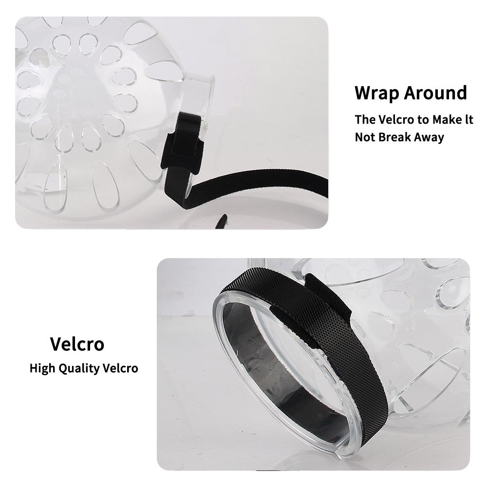 Cat  Muzzle Cat Grooming Supplies Anti-Bite Breathable Anti-Licking Bath Grooming Protective Space Hood Grooming Mask