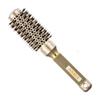 Lockiges Haar-Styling-Zylinderkamm, Salon, flauschiger Haarkamm, Gold-Keramik-Luft-Aluminiumrohr, thermisches Schwein, Koteletten, Rollkamm