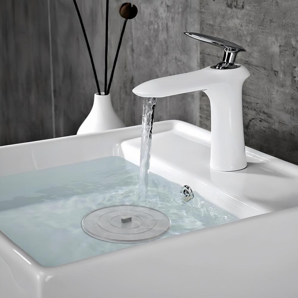 Leak Proof Sink Cover Circular Silicone Drain Plug Odor Proof and Blockage Proof Suitable for Bathtub Kitchen Floor Drain Cover