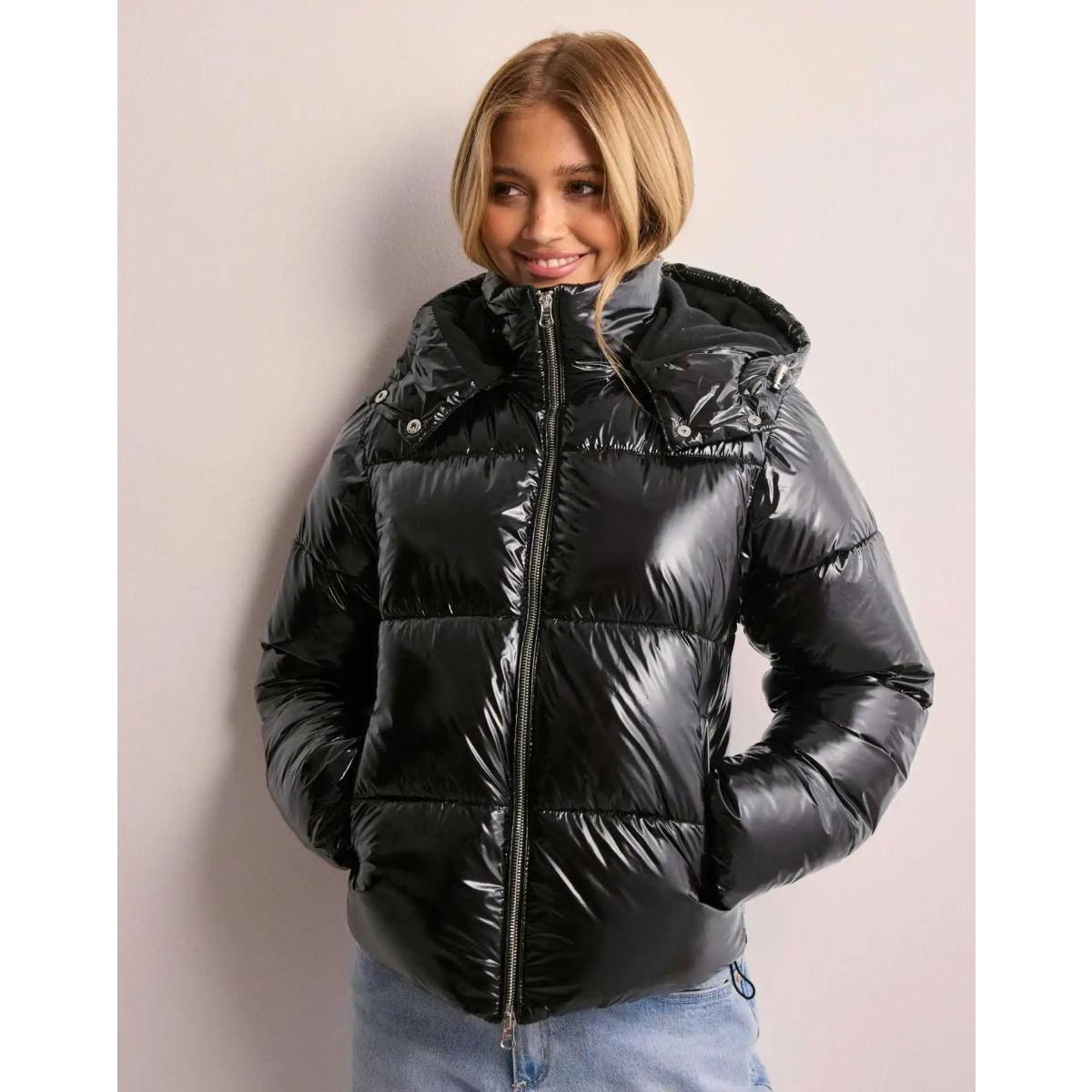 

Новая женская повседневная спортивная хлопковая куртка с капюшоном и застежкой-клипсой, осенне-зимняя женская одежда, хлопковая куртка-пальто XL чёрный