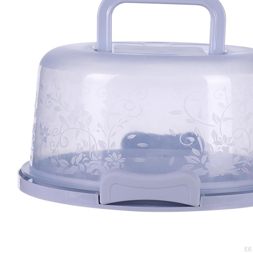 Cake Container Carrier with Handle Multipurpose Accs Base Portable Keeper Storage