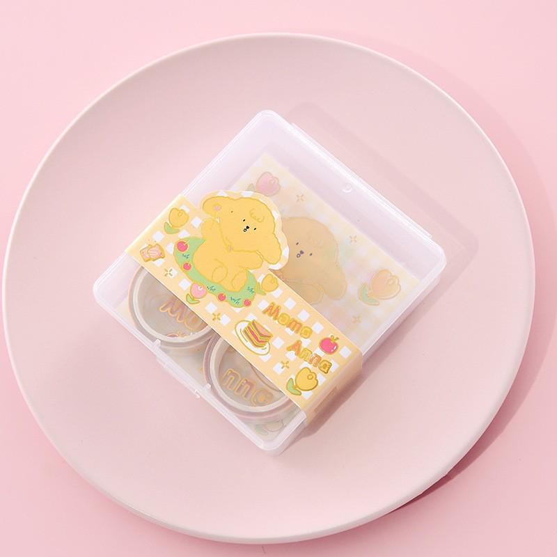 Set di Washi Tape Floreali - 12 Rotoli per Diari Fai-da-te e Decorazione