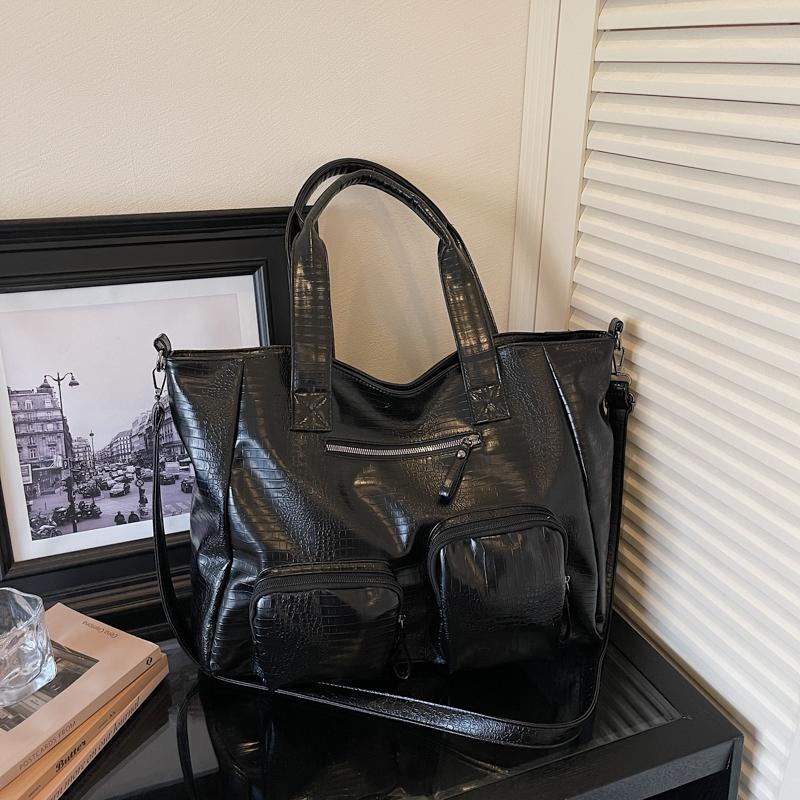 Large Capacity Women's Bag Commuter Tote Bag Shoulder Crossbody Bag