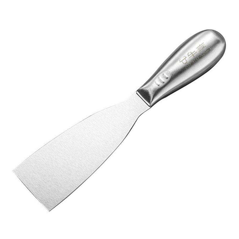 New Stainless Steel Putty Shovel Durable Rustproof Paint Tool Thickened Steel Shovel Home Repair 1.5 inches