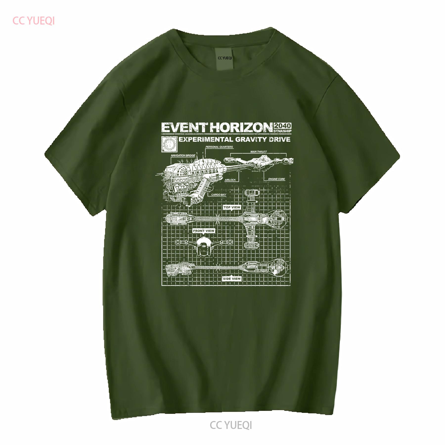 

Event Horizon T Shirt Ship Specs Horror for Men and Women vintage Washed Soft streetwear Stylish Versatile designer clothes L