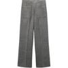 Zara High Waist Straight Leg Minimalist Comfortable Casual Pants Women Bottoms Gray 09213514-35
