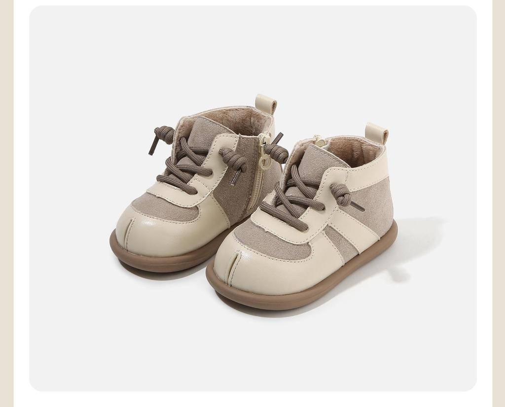 Autumn/Winter Unisex Baby Cotton Soft Sole Non-slip Shoes - Versatile Fashion for Infants & Toddlers