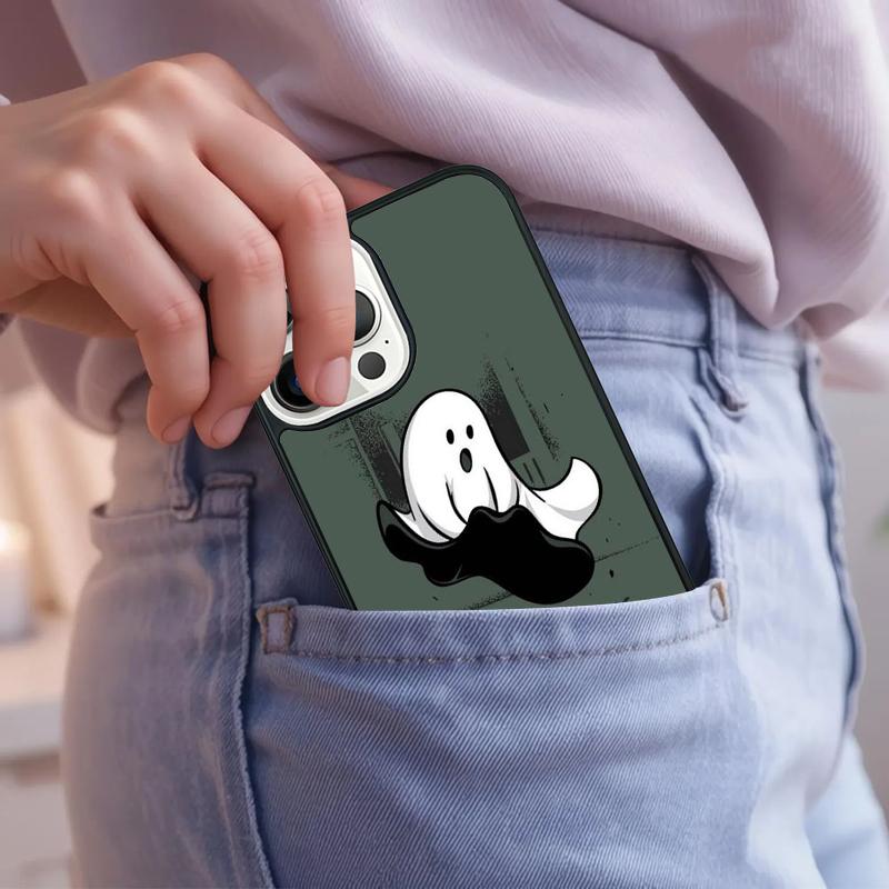 Ghosts Funny Phone Case For iPhone 17 Air 15 16e 14 13 Pro Max Coque 12 11 Pro Max PLUS cover
