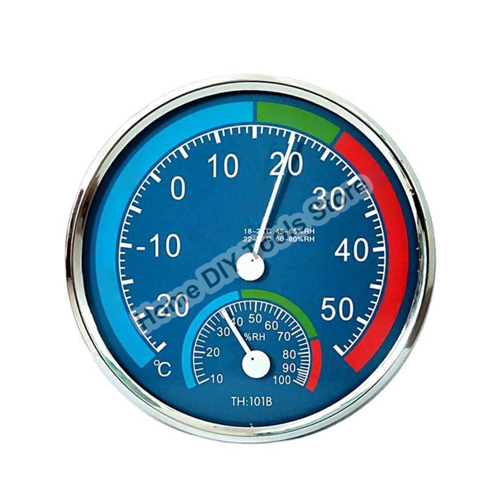 Pointer Thermometer Thermohygrometer Hygrometer Indoor Outdoor 2 In 1 Wall-mounted Desktop Temperature Humidity Meter Household синий
