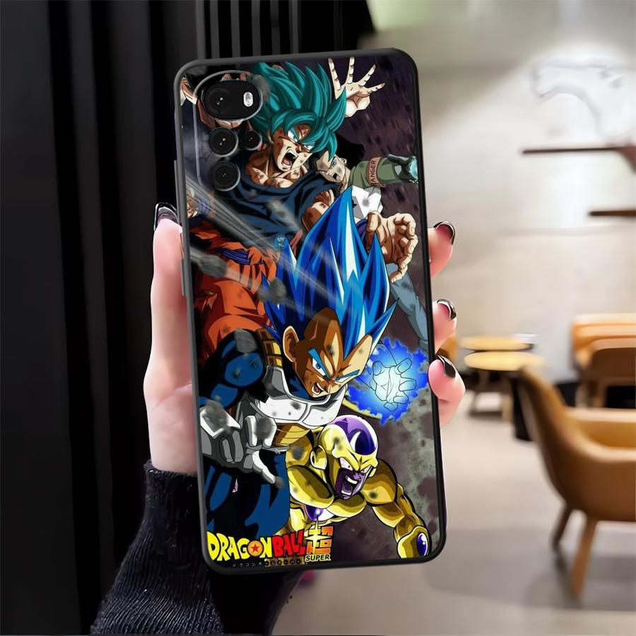 Case for Motorola Moto G51 G73 G53 G30 G22 Edge40 G71 G52 Edge 20 Pro 30 Lite G32 G50 G60s Phone Cover Dragon Ball Anime