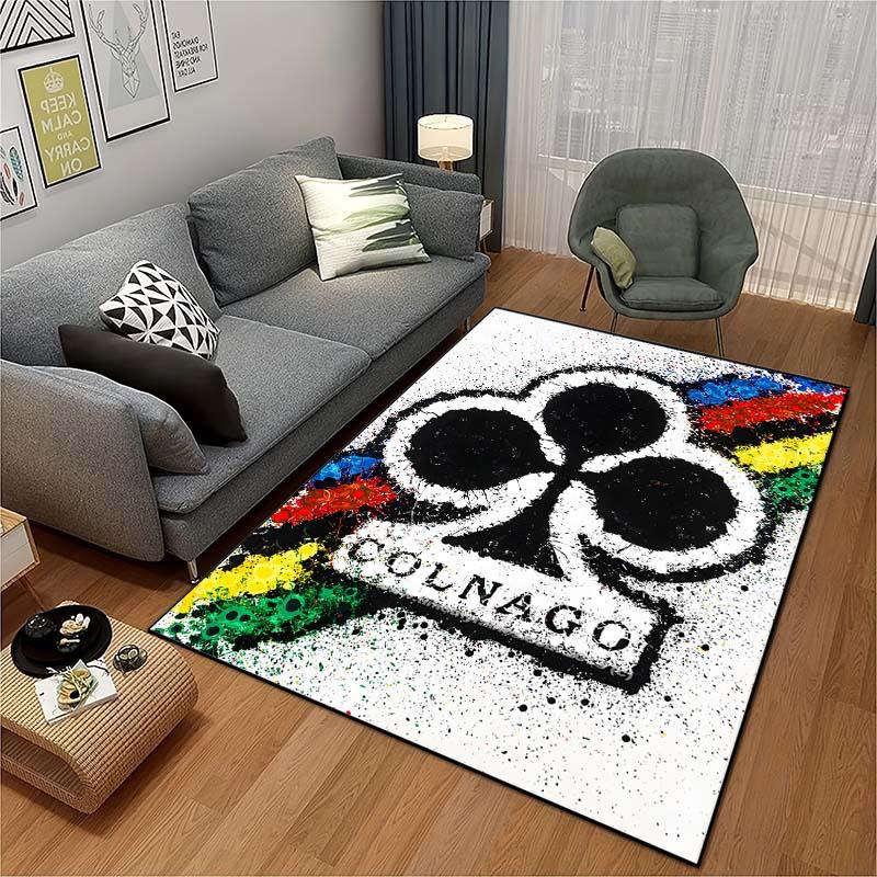15 Sizes C-Colnago Pattern Rug Living Room Bathroom Mat Creative Door Mat Bedroom Club Area Rug  Living Room Decor Cycling Club