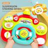899-180 Simulate Driving Car Steering Wheel Toy with Music and Light Kids Early Educational Toy