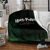 1pc Harry Potter Flannel Throw Blanket - HD Printed Lightweight Soft Warm All-Season Blanket for Sofa, Bed, Travel, Camping 034