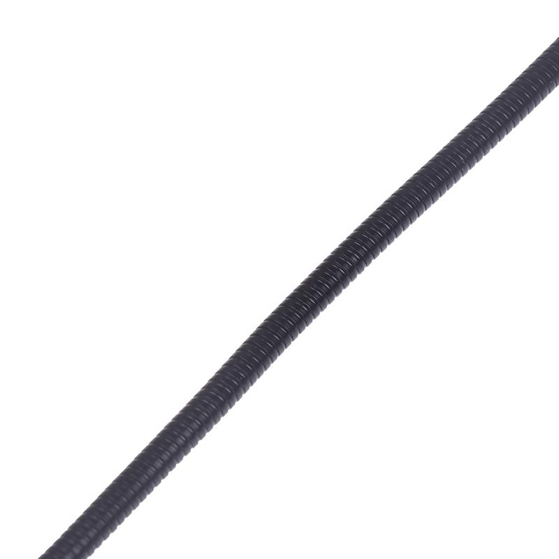 1Pc Led Gooseneck Metal Hose Dia 6Mm Bendable Diy Black Shaping Universal Soft Tube For Table Lamp Spotlight Floor Lamp