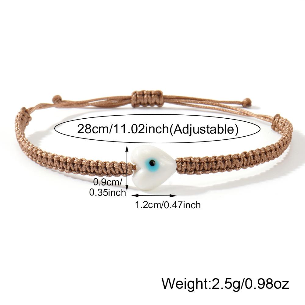 Niche Design Multicolor Demon Eye Woven Bracelet - Trendy, Unique, Personalized Fashion Statement