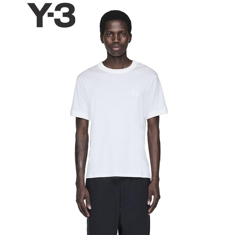 Y-3 Solid Color Fashion Minimalist Round Neck Short Sleeve T-Shirt Men Tops KB4631
