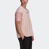 adidas T Shirts Unisex Pink Crew Neck Moderate Straight Fit HU0121