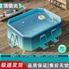 Hungry Wolf Glacier Blue Non-Inflatable Kids Swimming Pool