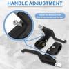 Durable 3-Finger Stainless Steel Bicycle Brake Lever Universal Mountain Road Bike Pads