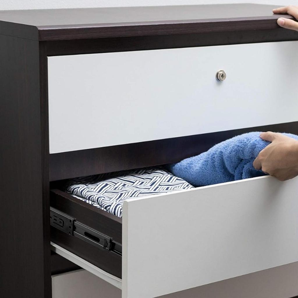 Heavy Duty Drawer Slides 8 Inch, Full Extension Drawer Slides, Ball Bearing C