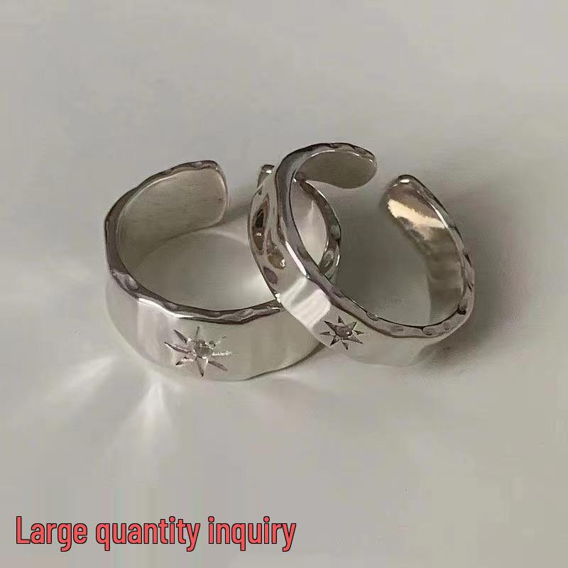 2023 Irregular Star Zircon Ring: Stylish, Personalized, Versatile Accessory for Men, Women, and Couples