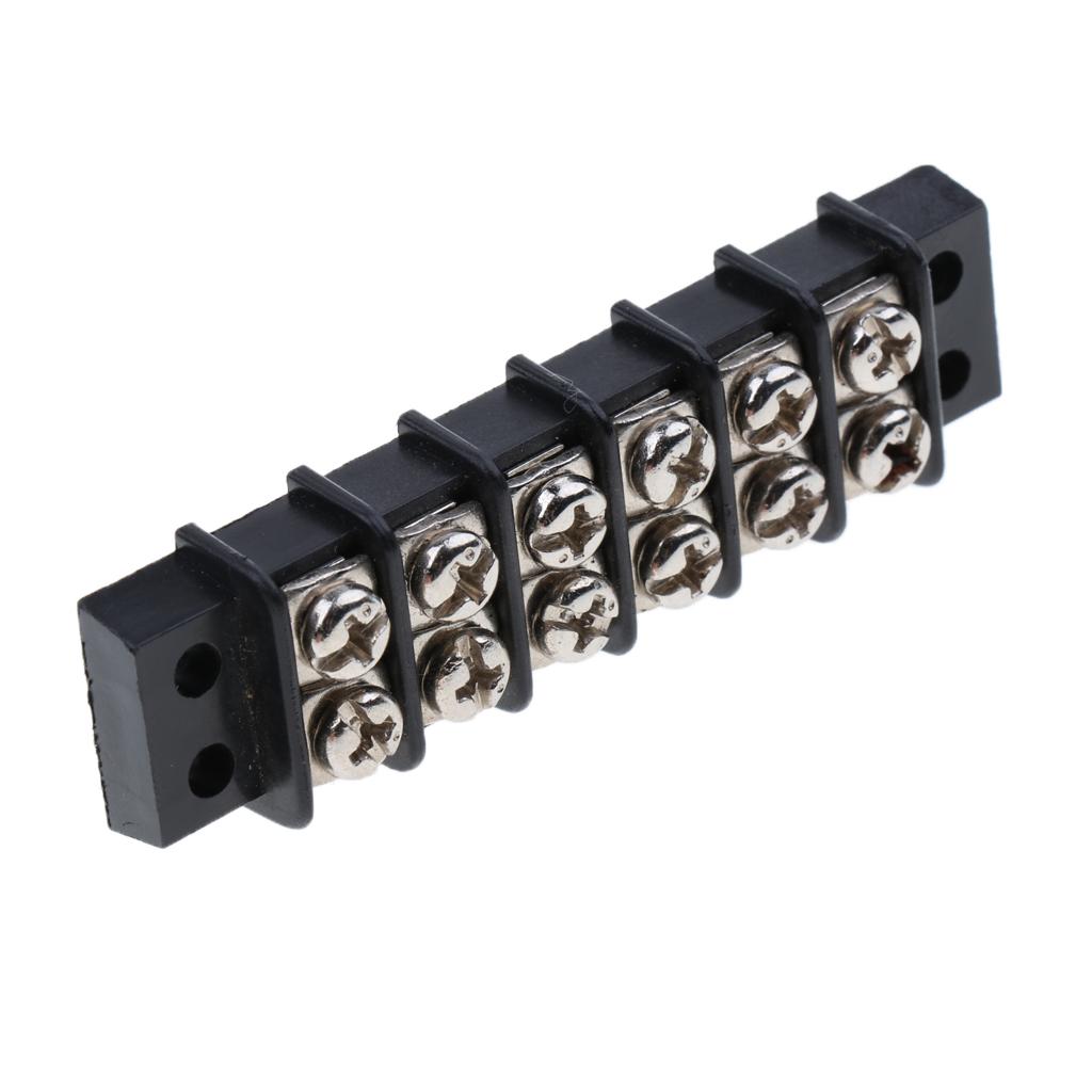 Replacement Marine Boat 6 Position 450V/30A Dual Row Screw Terminal