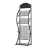 WEZHO Flat-Top Magazine and Document Display Rack