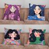 Funny Art Girl Pillow Case Pillowcase Home Sofa Cushions Car Cushions Pillowcover Office Pillowshell Pillow