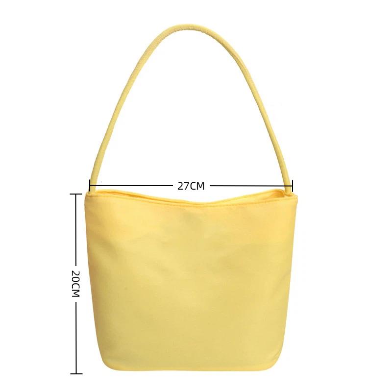 Women'S High Capacity Handbag Underarm Handbag Shoulder Bag Waterproof Embroidered Letters Underarm Bag Tote Bags