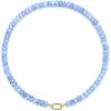 Beaded Gemstone Necklaces for Women Bohemian Colored Choker Natural Stone Bead Summer Beach Handmade Jewelry Necklace