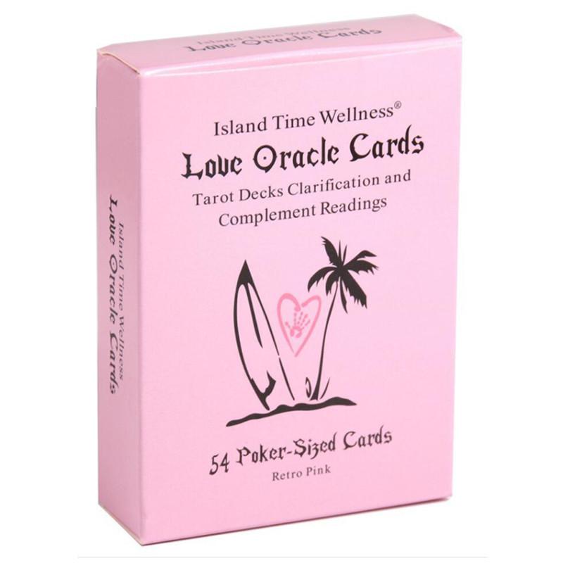 Island Time Love Oracle Cards Black Tarot Card Divination Board Game Party Deck
